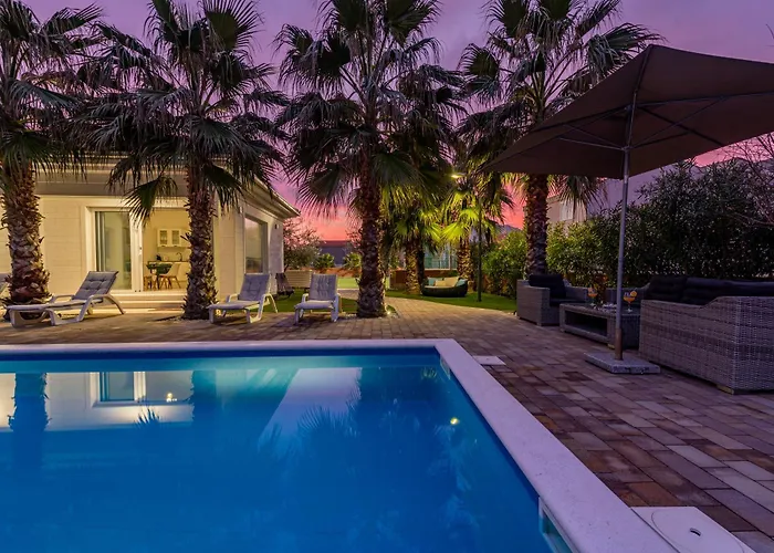 Villa Luxury Agape Palm Tennisplatz Privlaka (Zadar)