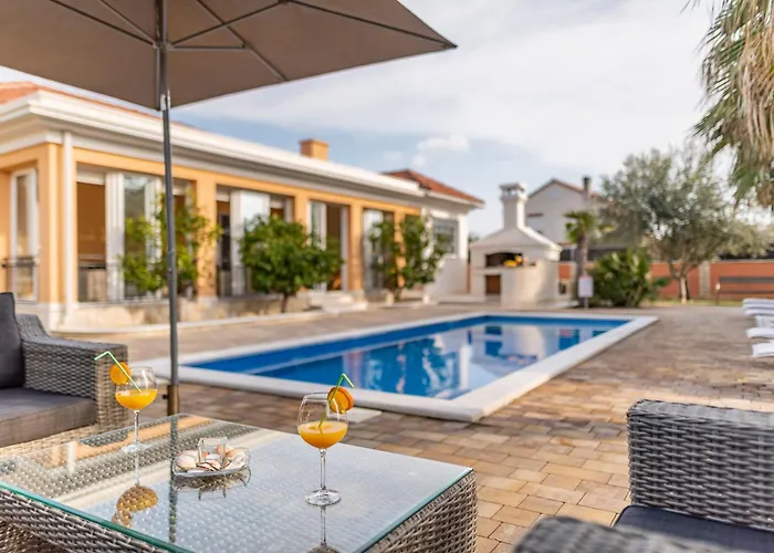 Villa Luxury Agape Palm Tennisplatz Privlaka (Zadar)